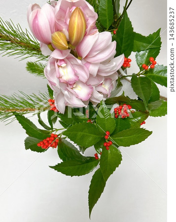 新年鮮花的特寫 新年鮮花的特寫 143685237
