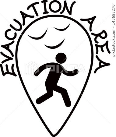 Future map symbols: Designated evacuation shelters, evacuation locations, disaster prevention, hazard maps, heartwarming symbols to decorate your city (vector) Future map symbols: Designated evacuation shelters, evacuation locations, disaster prevention, hazard maps, heartwarming symbols to decorate your city (vector) 143685276