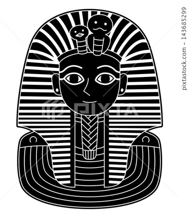 Tutankhamun's golden mask Tutankhamun's golden mask 143685299