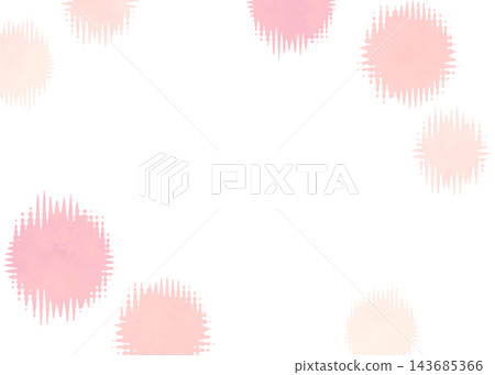 水彩風格點狀邊框 143685366
