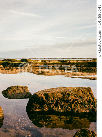Coastal Tide Pools and Rock Reflections Coastal Tide Pools and Rock Reflections 143686543