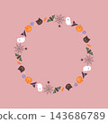 Halloween frame, decorative frame 143686789