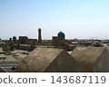 View of the Old City from the Ark Fortress, including the Kalyan Mosque and Kalyan Minaret. 143687119