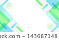 A refreshing abstract background combining blue and green geometric patterns. 143687148