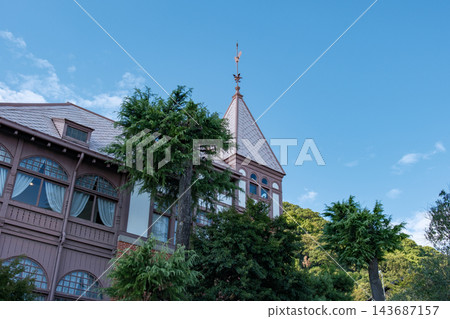 神戶的海外住所，從下方看到的風向標屋。 143687157