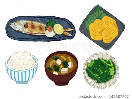 日本食物插畫集 143687792