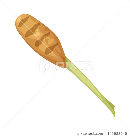 Illustration of Fish Satay 143688946