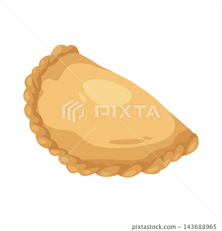 Illustration of Pastel Indonesian Food Illustration of Pastel Indonesian Food 143688965