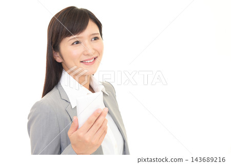 智能手機的女人 143689216