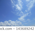 blue sky and white clouds 143689242