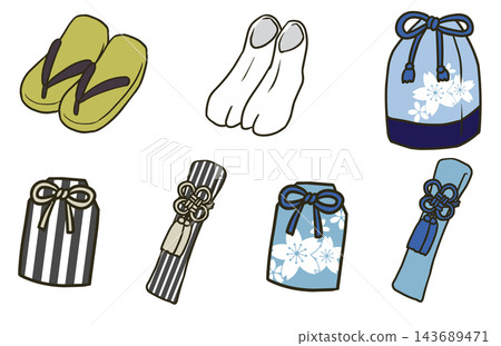 Set of Japanese accessories for men 143689471