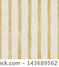 Watercolor stripe seamless pattern with green lines on a beige background. Irregular vertical strokes create an abstract texture. Use for wallpaper and fabric. Textile art suits linen and gift paper. 143689562