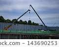 Construction site crane [Construction image] 143690253