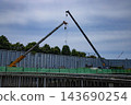 Construction site crane [Construction image] 143690254