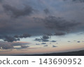 透過雲層看到的天空 143690952