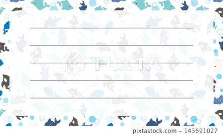 Sea creature letters Sea creature letters 143691027