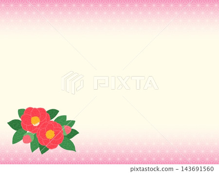 山茶花背景 I-1 山茶花背景 I-1 143691560