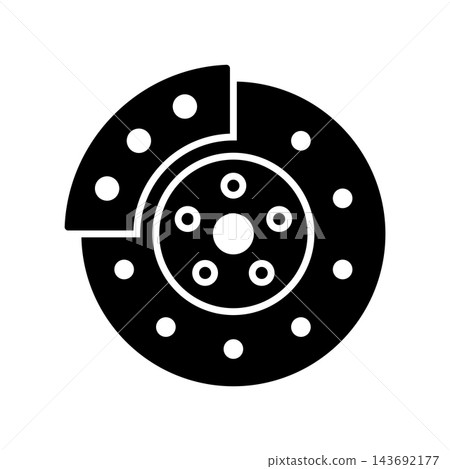 brake icon vector design template in white background brake icon vector design template in white background 143692177