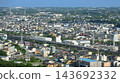 從豐橋市岩屋綠地觀景台上看到的東海道新幹線 143692332