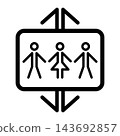 Lift icon 143692857