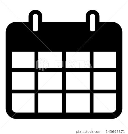Calendar icon Calendar icon 143692871