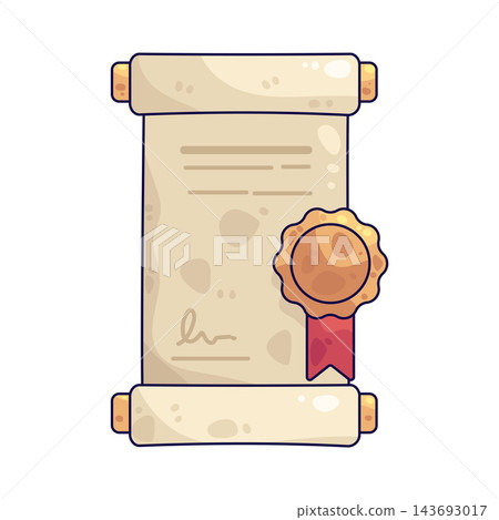 Illustration of Official Decree Illustration of Official Decree 143693017