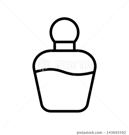 perfume icon vector design template in white background perfume icon vector design template in white background 143693592