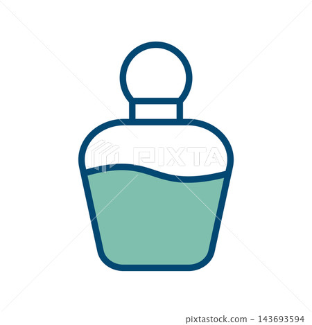perfume icon vector design template in white background perfume icon vector design template in white background 143693594