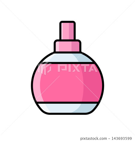 perfume icon vector design template in white background perfume icon vector design template in white background 143693599