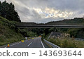 Traffic restrictions due to construction work on highways in mountainous areas 143693644