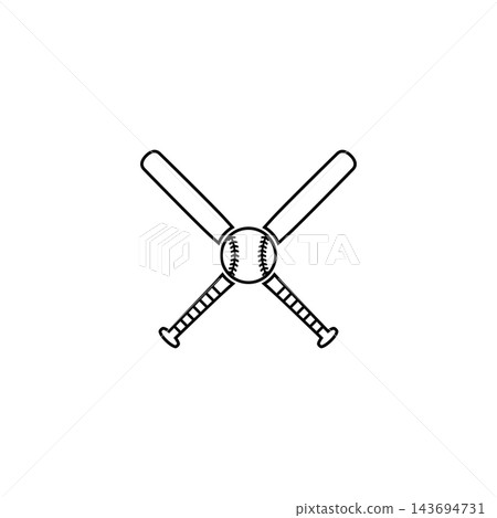 Baseball equipment icon 143694731
