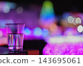Water glass and bokeh 143695061
