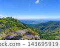 從群馬縣小持山的瞭望石上可以欣賞到關東平原和藍天的壯麗景色。 143695919