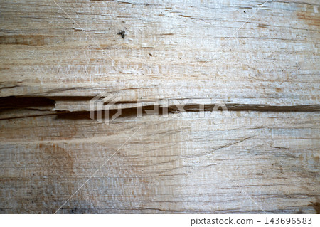 Weathered light wood plank texture with visible seam Weathered light wood plank texture with visible seam 143696583