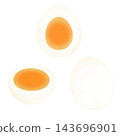 Illustration of a boiled egg 143696901