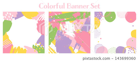 Banner Set_Abstract_Square Banner Set_Abstract_Square 143699360