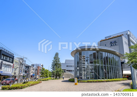 日本大學藝術學院江古田校區,東京練馬區,學校建築和廣場。 日本大學藝術學院江古田校區,東京練馬區,學校建築和廣場。 143700911