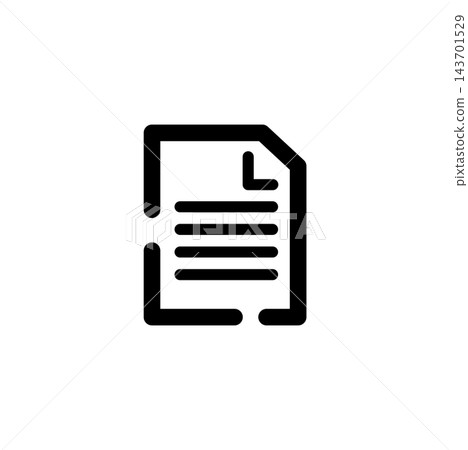 Document icons drawn with dashed lines Document icons drawn with dashed lines 143701529