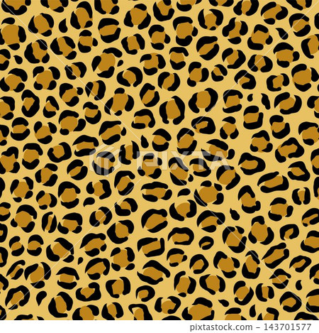Stylish leopard print/animal print painted with a brush. Stylish leopard print/animal print painted with a brush. 143701577