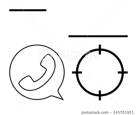Communication, targeting, messaging, digital interaction, focus, surveillance. Phone symbol within a speech bubble and a crosshair. Communication and targeting visually Communication, targeting, messaging, digital interaction, focus, surveillance. Phone symbol within a speech bubble and a crosshair. Communication and targeting visually 143701951