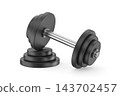 Dumbbell with extra weight discs 143702457