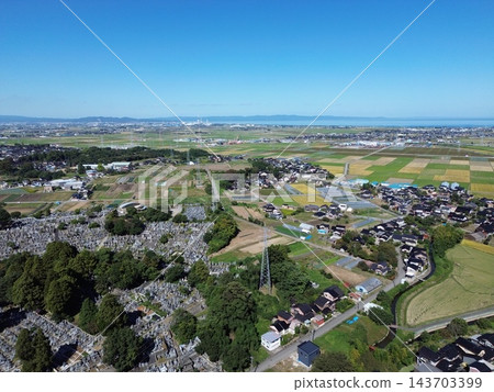 富山灣橫跨富山平原 143703399