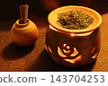 Bizen ware tea incense burner 143704253