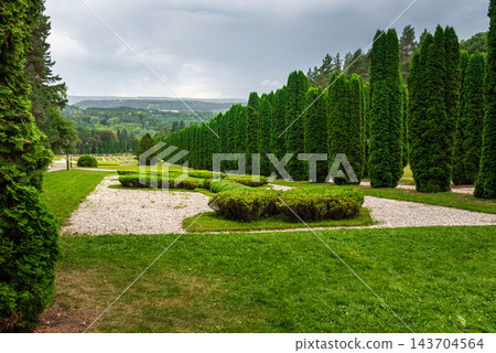 Rose Valley in Kislovodsk National Park. Russia Rose Valley in Kislovodsk National Park. Russia 143704564