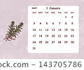 January 2027 Calendar (Sunday Start) 143705786