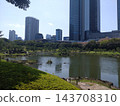 Urban garden scenery 143708310