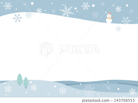 Snowscape frame (horizontal orientation) Snowscape frame (horizontal orientation) 143708553
