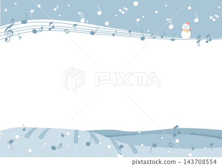 雪景音樂會相框(橫版) 雪景音樂會相框(橫版) 143708554