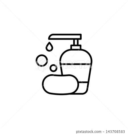 Soap icon vector design templates simple and modern concept Soap icon vector design templates simple and modern concept 143708583