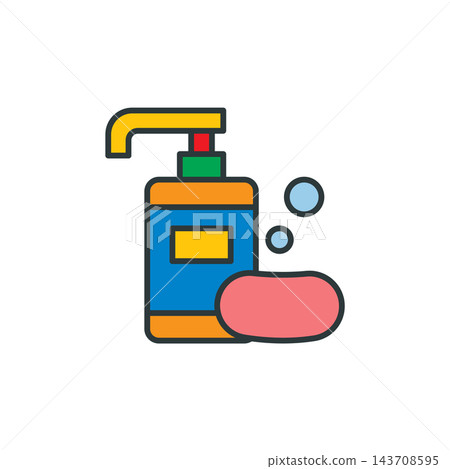 Soap icon vector design templates simple and modern concept 143708595
